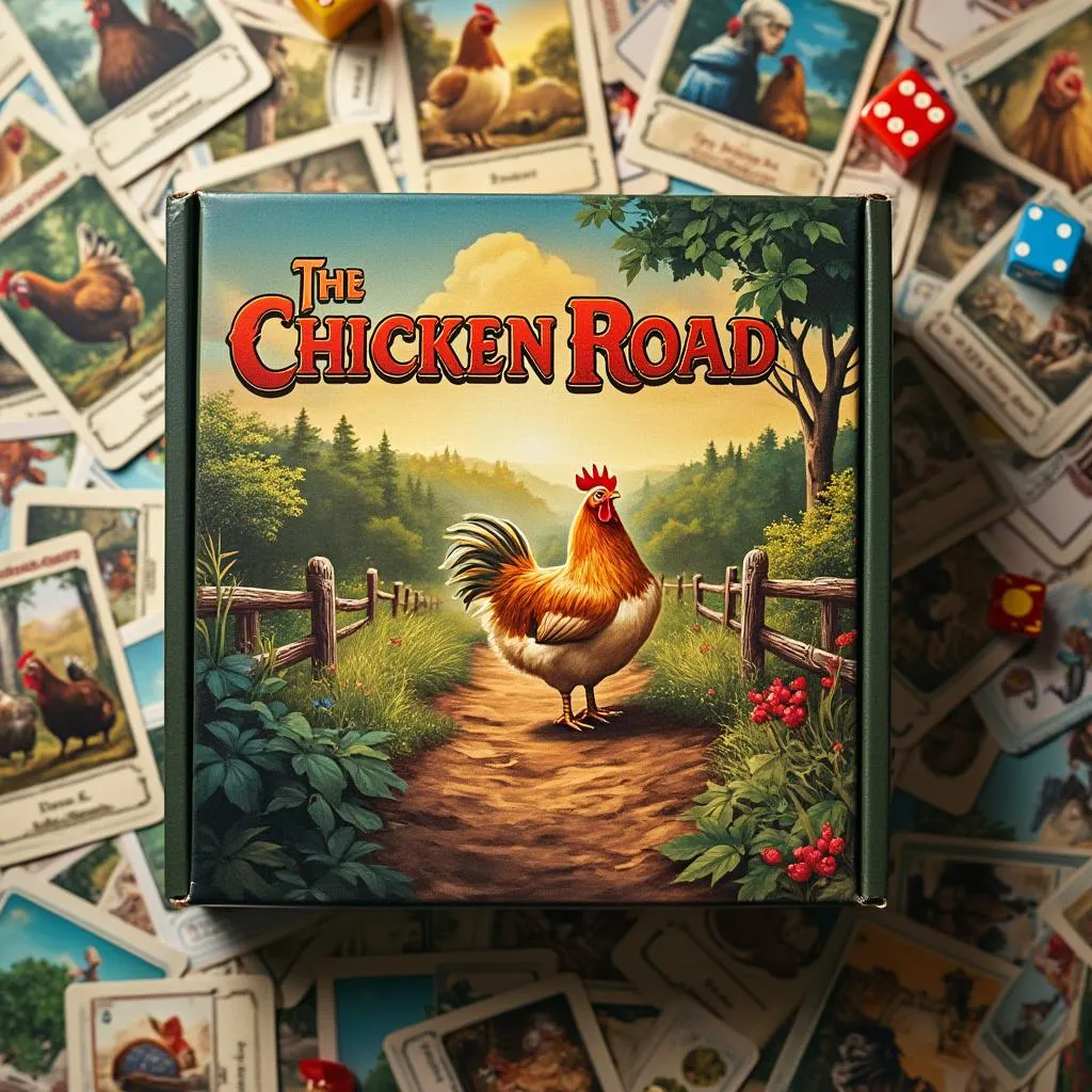 Chicken Road game box and components